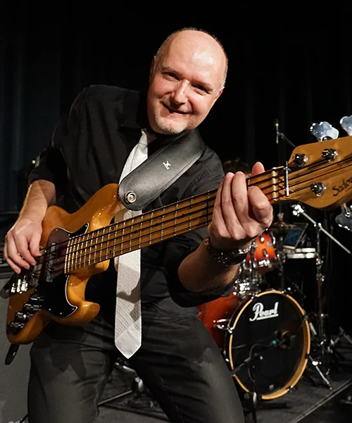 Pascal Wallier am Bass